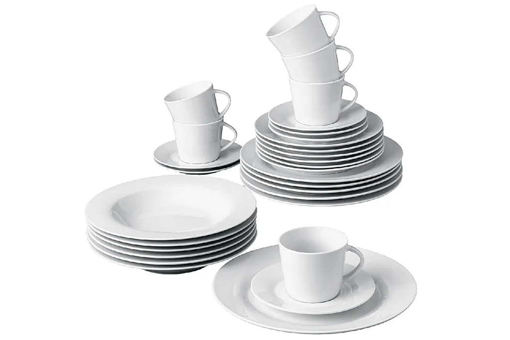 Retsch Kombi-Service Classico Porzellan Weiß Uni 30tlg 1 Retsch Kombi-Service Classico Porzellan Weiß Uni 30tlg