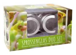 Sprossenglas Duo Set (2x 425 Ml) | Keimgläser Von FLORTUS