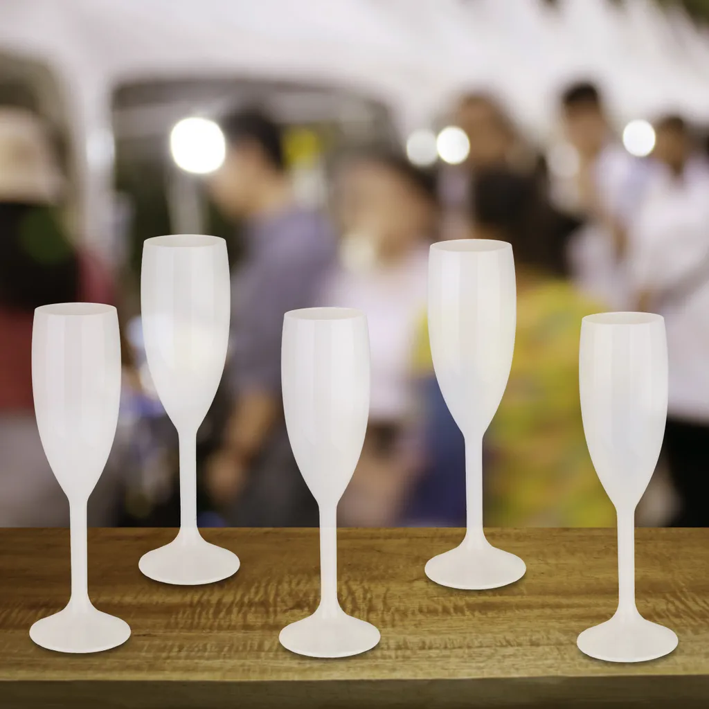 Relaxdays Sektgläser Kunststoff 6er Set 2 Relaxdays Sektgläser Kunststoff 6er Set – Bild 2