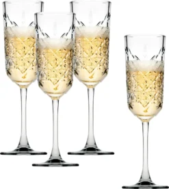 Pasabahce 440356 Timeless Sektglas, Sektkelch, 175ml, Glas, Transparent, 4 Stück -Küchenzubehör 43ceb801ad937e6e3ef528ce64ec3b5b