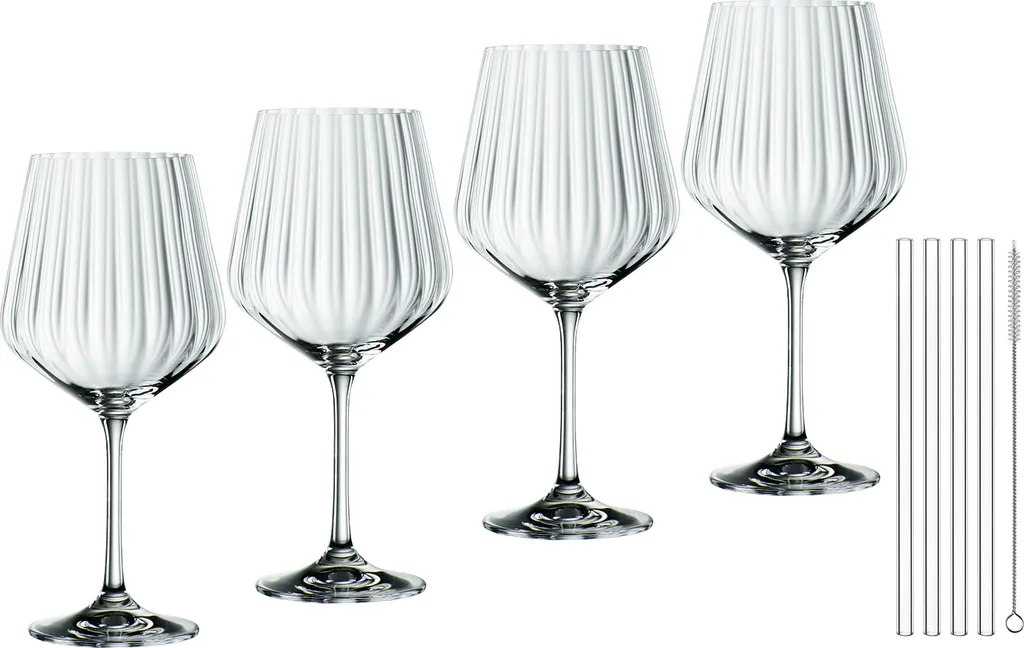 Nachtmann Gin&Tonic + 4 Glastrinkhalme 7574/8tlg. Tastes Good 103143 12 Nachtmann Gin&Tonic + 4 Glastrinkhalme 7574/8tlg. Tastes Good 103143 – Bild 12