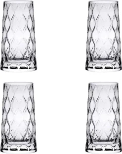 Pasabahce 420855 4-Teilig Trinkgläser Cocktail Saftglas Alkoholglas Gläser-Set -Küchenzubehör 451bc0114bede4580d7bc82380073b1d
