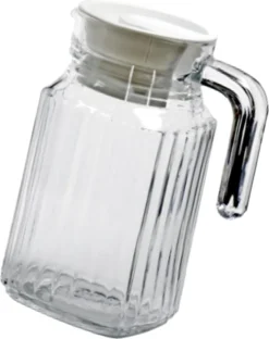 Esmeyer Arcoroc Glaskrug "Quadro" Mit Deckel 0,5 Liter -Küchenzubehör 45fc9e9c810f7fcf2f34eb3c63b93c21