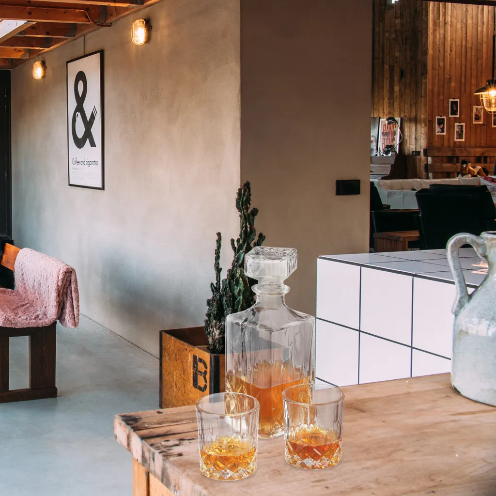 Relaxdays Whisky Set Aus Karaffe Und Gläsern 3 Relaxdays Whisky Set Aus Karaffe Und Gläsern – Bild 3