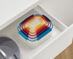 Joseph Joseph Nest Lock - 5-teiliges Aufbewahrungsdosen-Set - Mehrfarbig -Küchenzubehör 47b8bb6721f61e8dc6b0f9784efa41cb