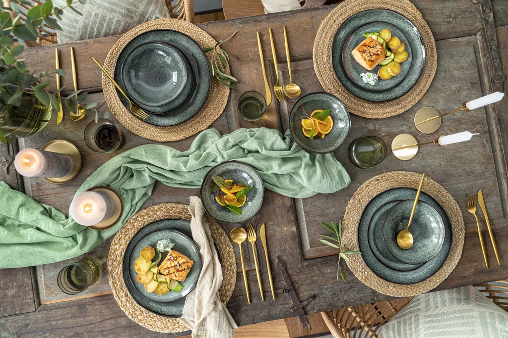 Sänger SÄNGER Steingut Geschirrset Kopenhagen, Tafelservice 12 Teilig Für 4 Personen 6 Sänger SÄNGER Steingut Geschirrset Kopenhagen, Tafelservice 12 Teilig Für 4 Personen – Bild 6