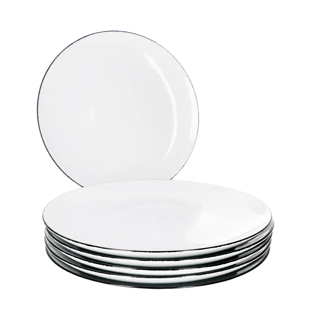 Van Well Black Star 24tlg. Kombi-Service 6 Personen Porzellan Geschirr-Set 2 Van Well Black Star 24tlg. Kombi-Service 6 Personen Porzellan Geschirr-Set – Bild 2