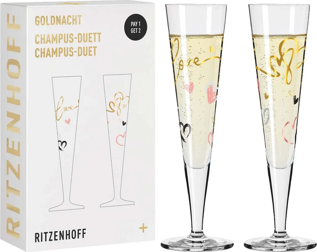 Goldnacht Champagnerglas-Set F23 Von Carolin Oliveira 10 Goldnacht Champagnerglas-Set F23 Von Carolin Oliveira – Bild 10