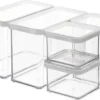 ROTHO Set Premium Dosen 5 Tlg. LOFT, Farbe:Transparent / Weiß