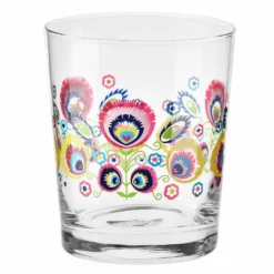 KROSNO Folk Bunt Wassergläser, 6er-Set, 250 Ml -Küchenzubehör 50a1feaa8da88f4990028af04ee1bbbf