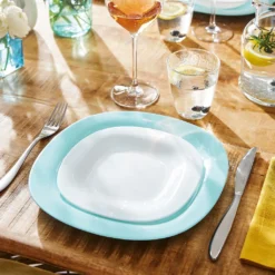 Geschirr Luminarc Carine Glas Schwarz-Weiß (19 Pcs) -Küchenzubehör 517607a359ff1a780fdf65ae61453bd2