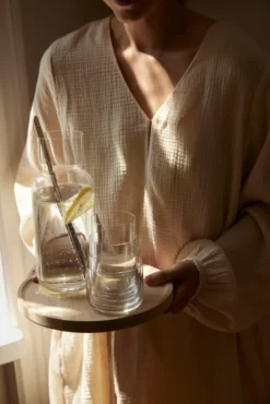 AARKE Karaffe Mit Rührlöffel Nesting Carafe Und Mixing Spoon Kristallglas 1,1L -Küchenzubehör 52296f2e6b1d28571005d9a640b7c12e