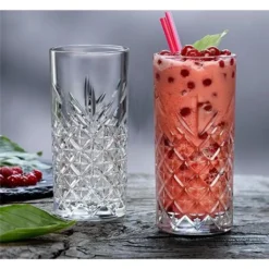 Pasabahce Timeless 520205 Longdrink Glas Wassergläser Kristall Design 4´er Set Transparent 365 Ml -Küchenzubehör 54c6717cf28ca1c13dcf3b9e457c65ca