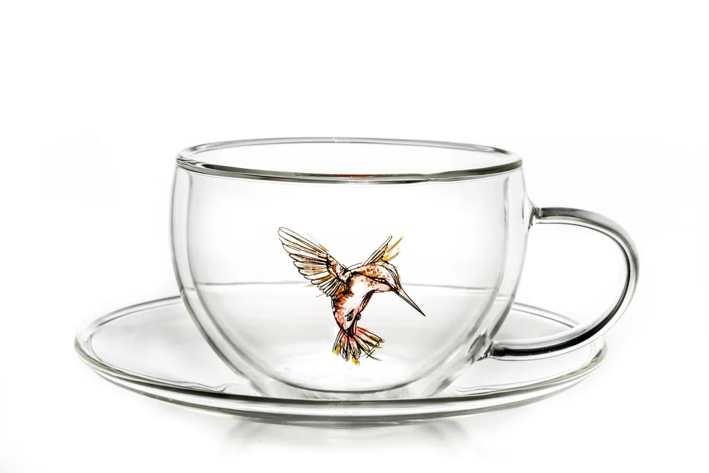 Creano 6er-Set Thermo-Tasses "Hummi" Für Tee/Latte Macchiato, Doppelwandig, Mit Kolibri-Muster | 250ml In Exklusiver Geschenkpackung 5 Creano 6er-Set Thermo-Tasses "Hummi" Für Tee/Latte Macchiato, Doppelwandig, Mit Kolibri-Muster | 250ml In Exklusiver Geschenkpackung – Bild 5