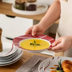 MALACASA, Serie Felisa, 36 Tlg. Set Porzellan Geschirrset Tafelservice Mit 12 Speiseteller, 12 Dessertteller, 12 Suppenteller Für 12 Personen 10 MALACASA, Serie Felisa, 36 Tlg. Set Porzellan Geschirrset Tafelservice Mit 12 Speiseteller, 12 Dessertteller, 12 Suppenteller Für 12 Personen -Küchenzubehör 55b0b2dba33f37d2297626c02517e64e