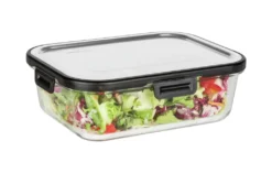 Wenko Glas Frischhaltedose Steel 1,5 L -Küchenzubehör 57201aab8ca61f3404f6f0beaed43658