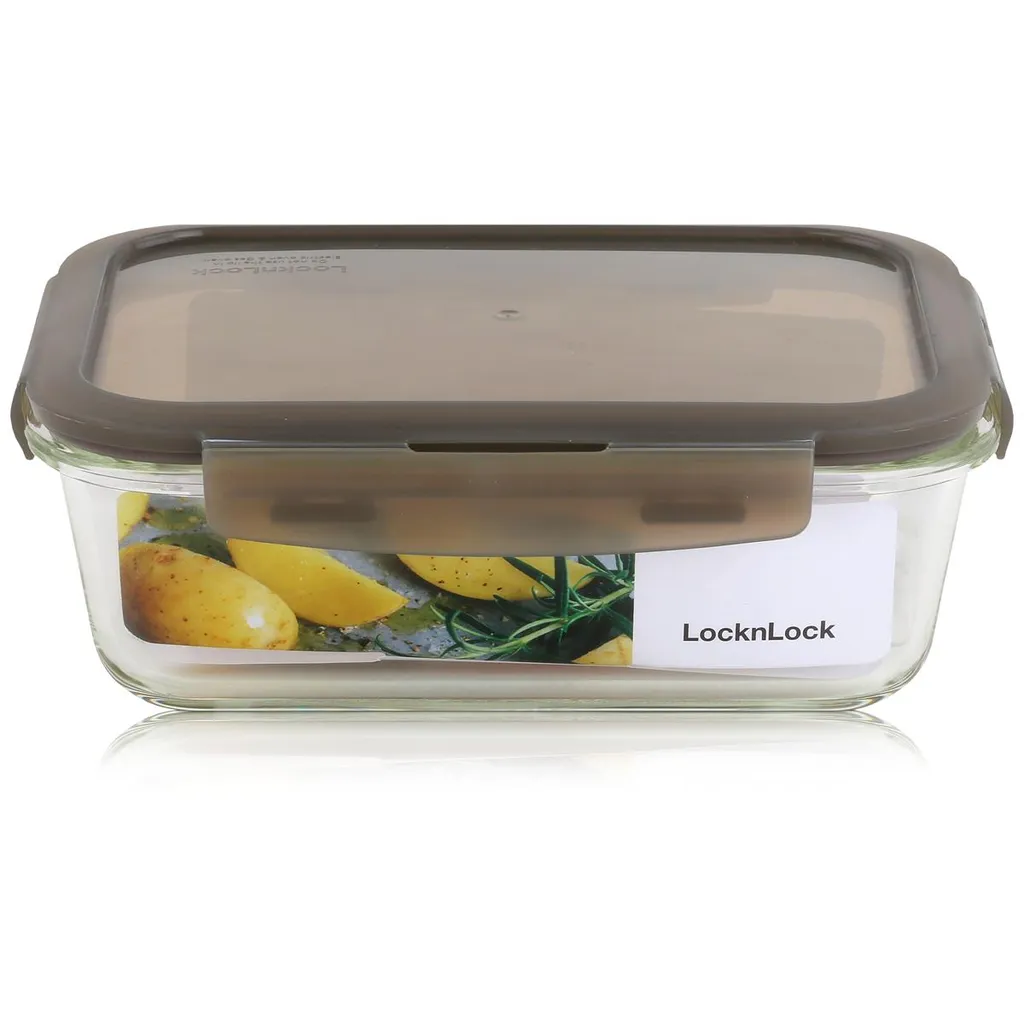 LocknLock Oven Glass LLG455G Frischhaltedose 2L - Borosilikatglas (1er Pack) 1 LocknLock Oven Glass LLG455G Frischhaltedose 2L - Borosilikatglas (1er Pack)