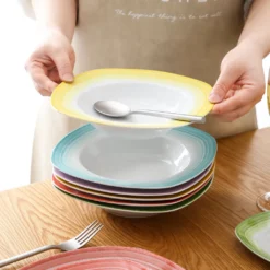 VEWEET Tafelservice 'SPARK' Aus Porzellan, 60-tlg Kombiservice, Kaffeetassen, Untertasse, Dessertteller, Speiseteller Und Suppenteller, Komplettservice Für 12 Personen 12 VEWEET Tafelservice 'SPARK' Aus Porzellan, 60-tlg Kombiservice, Kaffeetassen, Untertasse, Dessertteller, Speiseteller Und Suppenteller, Komplettservice Für 12 Personen -Küchenzubehör 59b05cd5d86ce993f7ca4b72daae2ae3