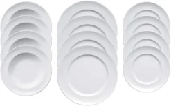 Starter-Set 12-tlg. - Sunny Day Weiß - Thomas - Speiseteller 27 Cm - Suppenteller 23 Cm - Frühstücksteller 22 Cm