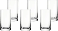 LEONARDO 039612 Easy+ Wasser Becher Medium, Glas, 240ml, H 12cm, Klar (6 Stück) -Küchenzubehör 5b4ccdb79d2cfa000194001015521168