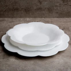 Tafelservice Flore 19 Tlg. Weiß LUMINARC -Küchenzubehör 5bc5c5eed5352a72c3fb327a33045b12