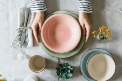 Mäser 931876 Tafelservice Lumaca Für 6 Personen, Steinzeug, Olivegrün (1 Set, 18-teilig) -Küchenzubehör 5c77b9227323a48c6aa7523f0f3b8367