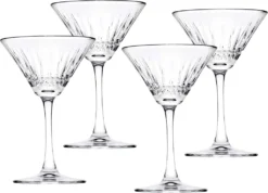 Pasabahce Martini Glas Elysia 22cl - 4 Stück - Cocktailglas