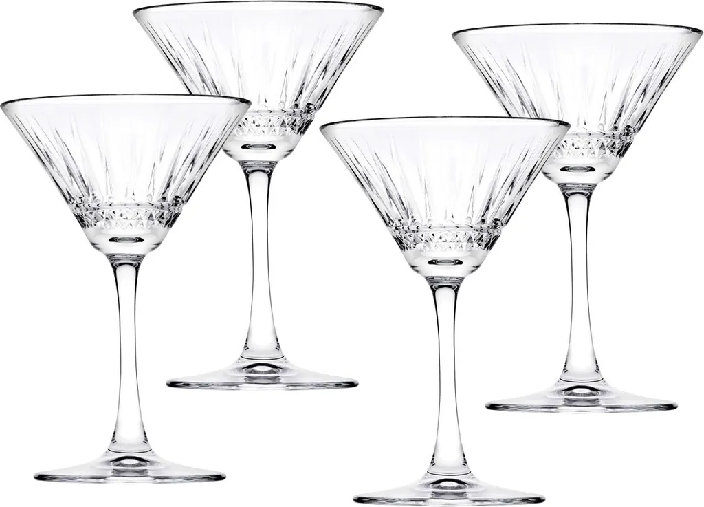 Pasabahce Martini Glas Elysia 22cl - 4 Stück - Cocktailglas 1 Pasabahce Martini Glas Elysia 22cl - 4 Stück - Cocktailglas