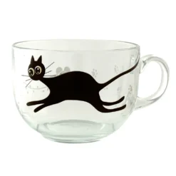 Tazza Luminarc Mistigri Grande Trasparente Gatto Vetro (500 Ml) (6 Unità) -Küchenzubehör 5d5e6648eb31e7e3b8d9054fb1911823