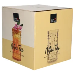 4x Mai Tai Glas 490 Ml Klarglas Cocktail-Kelch Tiki-Cocktail Rum-Longdrink Mai Tai Glass -Küchenzubehör 5ed58426ae1f62fdacf73dd055327c93