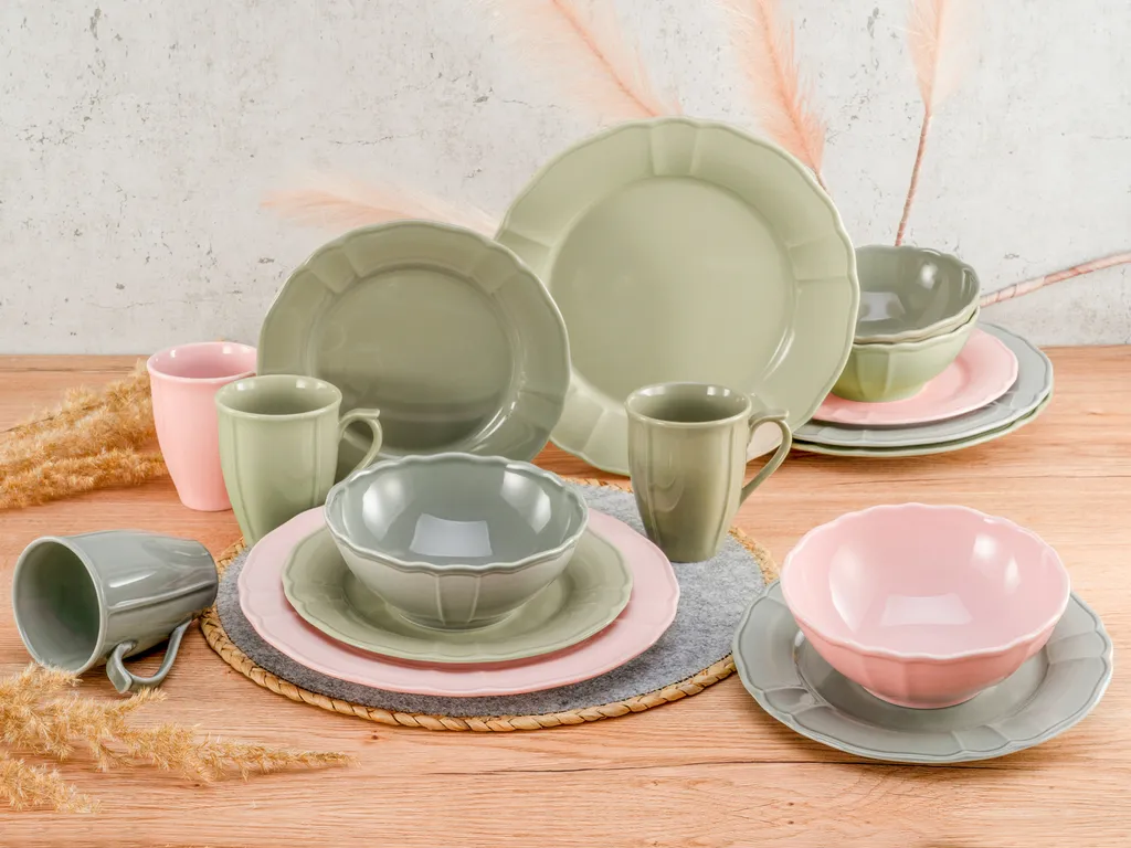 CreaTable 23819 Kombiservice Flora Colors Für 4 Personen, Porzellan, Mehrfarbig (1 Set, 16-teilig) 2 CreaTable 23819 Kombiservice Flora Colors Für 4 Personen, Porzellan, Mehrfarbig (1 Set, 16-teilig) – Bild 2