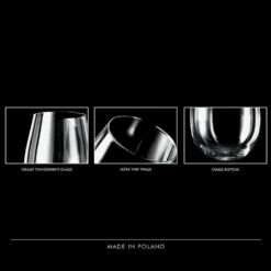 KROSNO Harmony Große Weißweingläser Ohne Stiel, 6er-Set, 500 Ml -Küchenzubehör 646662033ad4f67cdc1269252dd870b6