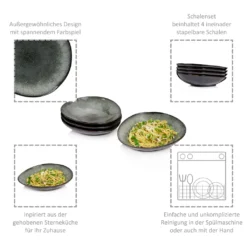Sänger Pastaschalen Set Kopenhagen 4 Teilig -Küchenzubehör 64d5a9c113cb0850783345559b86d82e