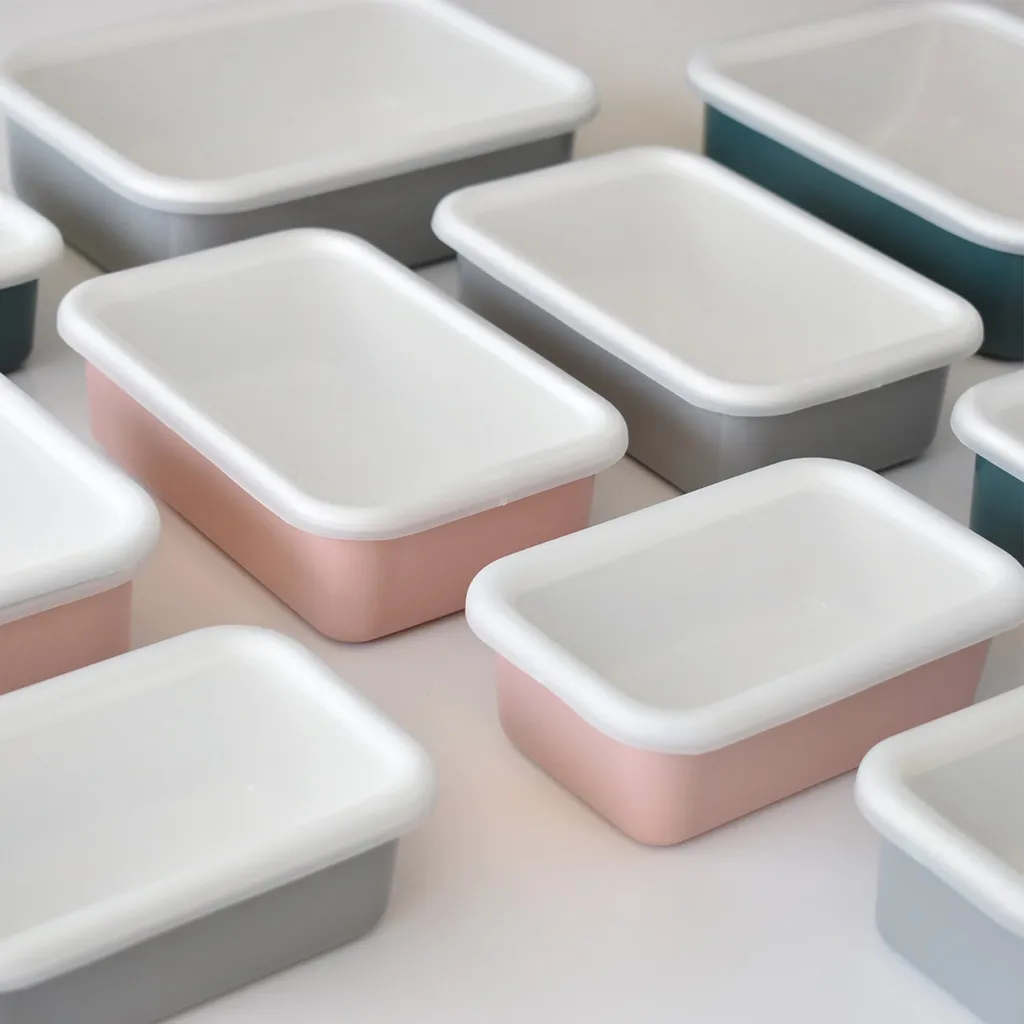 HoneyWare Frischhaltedose Color Line L 1,35l Flach Petrol Emaille 8 HoneyWare Frischhaltedose Color Line L 1,35l Flach Petrol Emaille – Bild 8