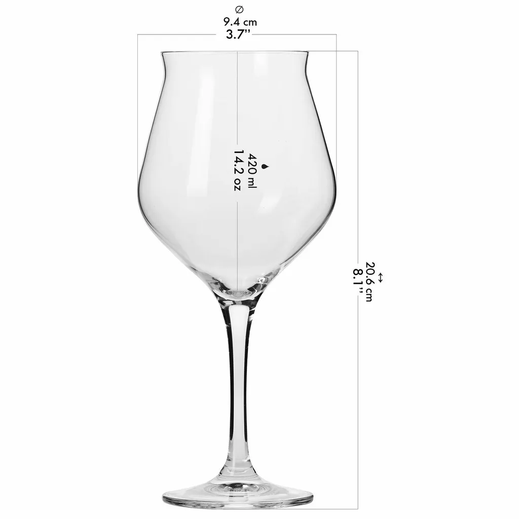 KROSNO Brewery Biergläser Bierkenner Set, 6er-Set, 420ml, 500 Ml 16 KROSNO Brewery Biergläser Bierkenner Set, 6er-Set, 420ml, 500 Ml – Bild 16