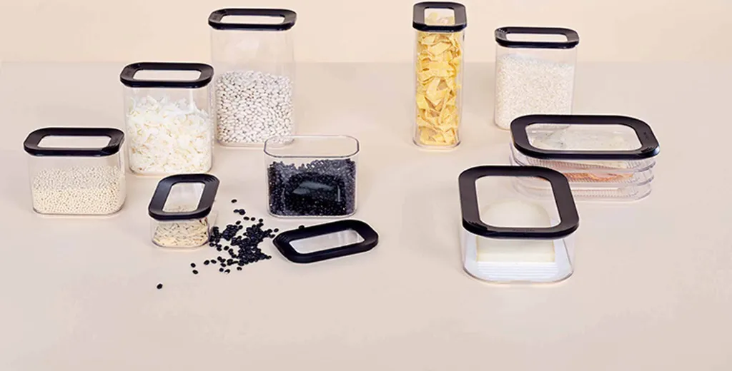 Mepal MODULA Käsedose Aufschnittdose 2000 Ml 2er Set Schwarz 4 Mepal MODULA Käsedose Aufschnittdose 2000 Ml 2er Set Schwarz – Bild 4