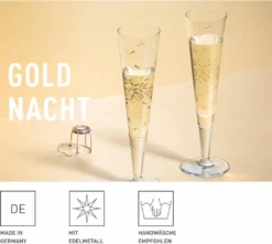 Goldnacht Champagnerglas-Set H22 Von Ritzenhoff Design Team 32 Goldnacht Champagnerglas-Set H22 Von Ritzenhoff Design Team -Küchenzubehör 65fb67a7029669d35dc6bf31847724f5