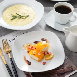 MALACASA, Serie Elisa, 100-teilig Tafelservice, Porzellan Kombiservice Mit Speiseteller, Suppenteller, Eierbecher, Kaffeetassen, Müslischalen, Dessertteller Für 12 Personen Grauweiß 12 MALACASA, Serie Elisa, 100-teilig Tafelservice, Porzellan Kombiservice Mit Speiseteller, Suppenteller, Eierbecher, Kaffeetassen, Müslischalen, Dessertteller Für 12 Personen Grauweiß -Küchenzubehör 67ec982b75b177dd2fe5bc7c11c1b5b2