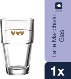 LEONARDO 043467 Solo Latte Macchiato Becher Mit Motiv Herzen, Glas, 410 Ml, Klar 8 LEONARDO 043467 Solo Latte Macchiato Becher Mit Motiv Herzen, Glas, 410 Ml, Klar -Küchenzubehör 69c89e0a69702d0e46aa7c78e64e3726
