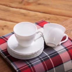 Kaffeeservice Tee-Set Kaffee-Set Tasse Untertasse CADIX 220ml LUMINARC 12-tlg. -Küchenzubehör 69d5fbcfd4b48c7ae3913c9f0006b7db