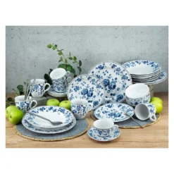 CreaTable 23458 Kaffeeservice Royal Blue Flower Für 6 Personen, Porzellan, Weiß/blau (1 Set, 18-teilig) -Küchenzubehör 6ac87f7e733620ca7f3f8e6115e96eb5