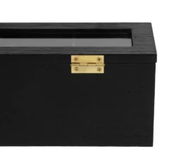 Theedoos Zwart 6-Vaks -Küchenzubehör 6b31cf7baf90e92bb5f61bc481b11e76