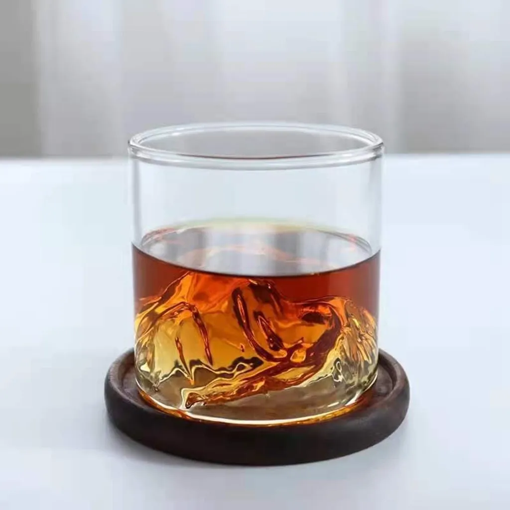 4 Stk/Set 200ml Mountain Whiskygläser Whiskey Glasses Set,für Scotch Und Whisky Liebhaber,Geschenk Für Männer, Vatertagsgeschenk 2 4 Stk/Set 200ml Mountain Whiskygläser Whiskey Glasses Set,für Scotch Und Whisky Liebhaber,Geschenk Für Männer, Vatertagsgeschenk – Bild 2