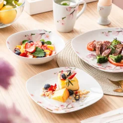 VEWEET Porzellan Kombiservice 'Annie', 40 Teilig Geschirrservice Für 8 Personen, Frühstückservice Mit Je 8 Eierbecher, Kaffeebecher 350 Ml, Müslischalen, Dessertteller Und Flachteller 13 VEWEET Porzellan Kombiservice 'Annie', 40 Teilig Geschirrservice Für 8 Personen, Frühstückservice Mit Je 8 Eierbecher, Kaffeebecher 350 Ml, Müslischalen, Dessertteller Und Flachteller -Küchenzubehör 6c5f9aa91c12d9c9e932ff282f468bb7