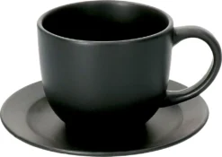 18-tlg. Kaffee-Service Lampart Nero 6 Personen I Tasse + Untertasse + Teller -Küchenzubehör 6e7642ec24e490afca22bdcb159badcd