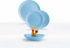 Tafelservice Diwali Light Blue Hellblau 18-teilig LUMINARC Hartglasgeschirr Geschirrset Tafelset Essservice Geschirr -Küchenzubehör 6ecc2d9350c8a62673d5402e0bbf91b4