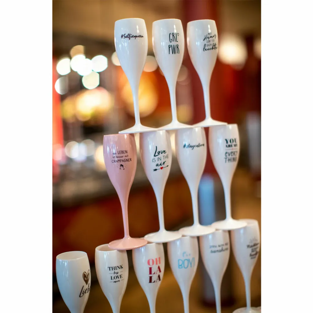 Koziol 3923638, Champagnerflöte, 100 Ml, Glas, Pink, 191 Mm, 68 Mm 3 Koziol 3923638, Champagnerflöte, 100 Ml, Glas, Pink, 191 Mm, 68 Mm – Bild 3