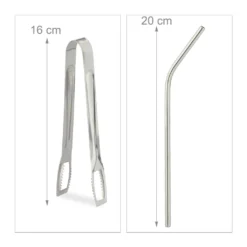 Relaxdays 4 Trinkgläser Mit Deckel Und Zubehör 14 Relaxdays 4 Trinkgläser Mit Deckel Und Zubehör -Küchenzubehör 710fea88d177ab54fc898a132d80f8b1