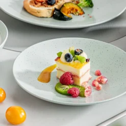 Tafelservice Steingut, Vancasso SABINE 32-teiliges Geschirrset, Modernes Kombiservice Für 8 Personen, Sesam Design -Küchenzubehör 71d6bfe9d30715726174772e370c242c