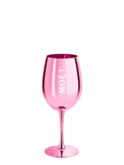 Moët & Chandon Rosé Champagnergläser In Glänzendem Rosa Inkl. Untersetzer -Küchenzubehör 7201f251aeff1e80adcd967ba3b5eef2